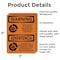 Signmission Chock Wheels Of Truck Or Trailer Bilingual OSHA Warning Sign, Vinyl Decal, 3.5in W x 5in L, 2PK OS-2PACK-WS-D-35-L-12522 - alternate 3